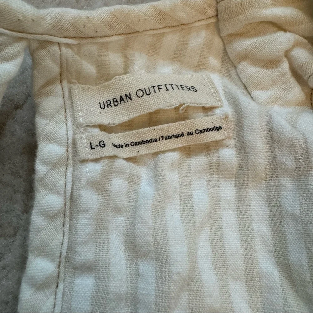 White Button-Front Dress - Picture 5 of 9